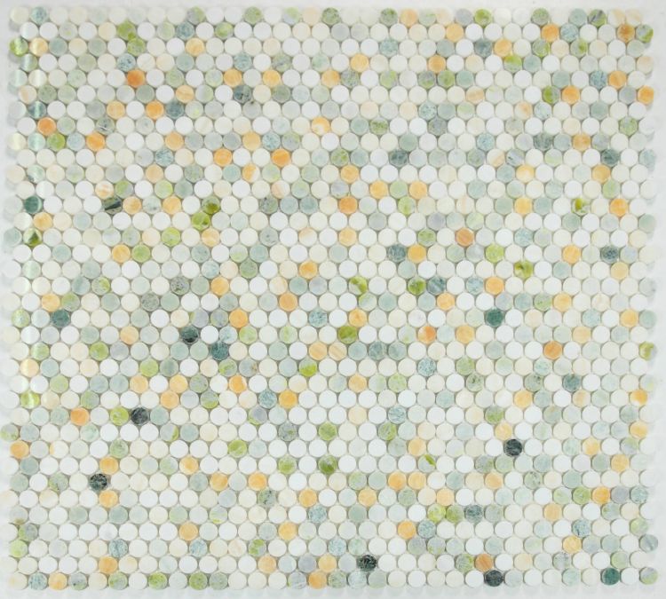 Penny Marble Onyx 11 x 11.75